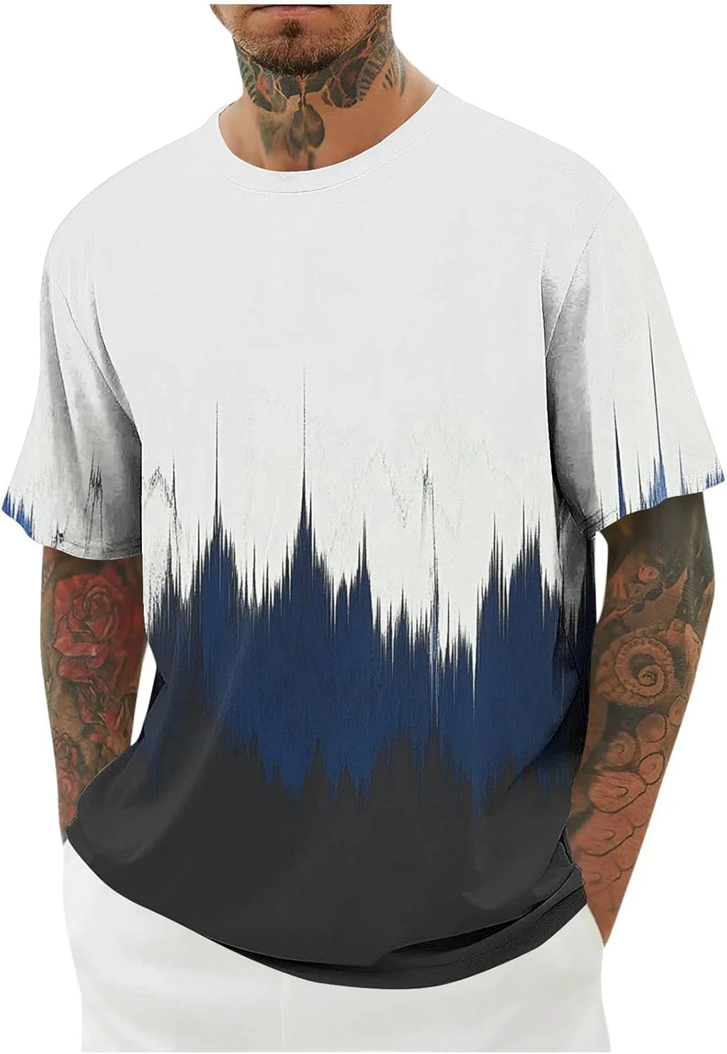 Мужская футболка Regular Fit Athletic с коротким рукавом и круглым вырезом Ozmmyan
Мужская футболка Regular Fit Athletic с коротким рукавом и круглым вырезом Ozmmyan