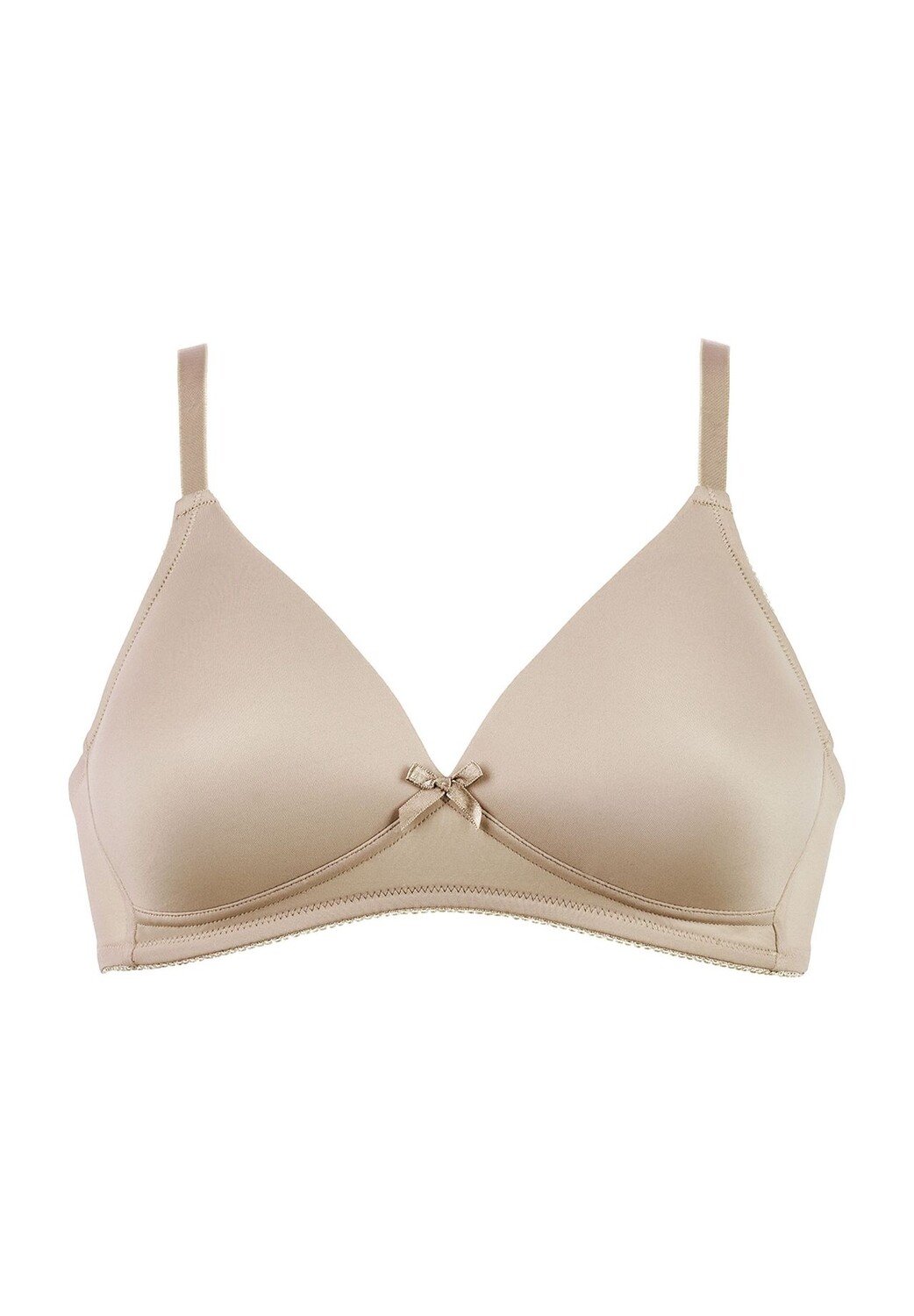 Женская футболка-бюстгальтер с бантом NATURANA, цвет Skin 
Женская футболка-бюстгальтер с бантом NATURANA, цвет Skin