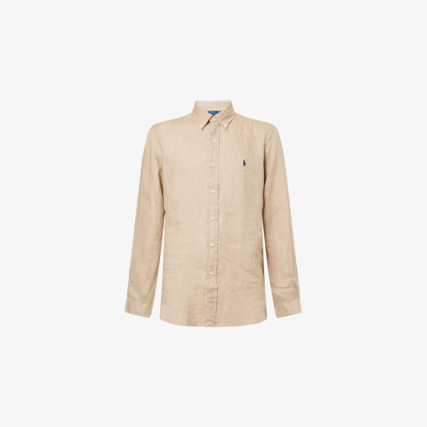 Рубашка Polo Ralph Lauren из льна с отложным воротником на пуговицах, бежевый
Рубашка Polo Ralph Lauren из льна с отложным воротником на пуговицах, бежевый