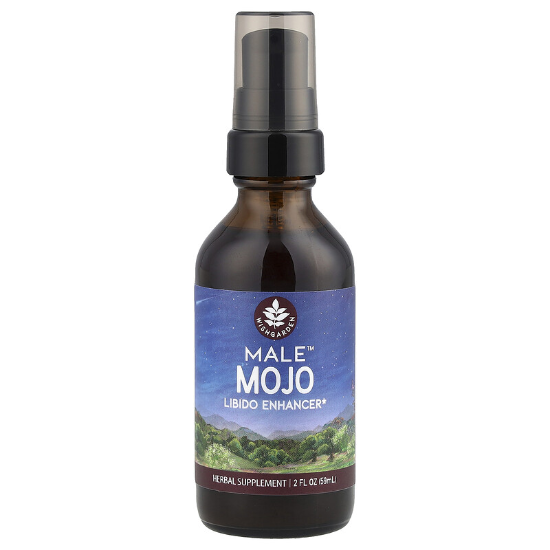 WishGarden Herbs, Male Mojo, усилитель либидо, 59 мл (2 жидк. Унции)
WishGarden Herbs, Male Mojo, усилитель либидо, 59 мл (2 жидк. Унции)
