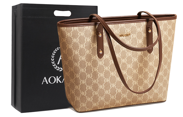 Сумка-шопер из ПВХ, мамина сумка, сумка для комьютинга, сумка через плечо, женская сумка большого размера AOKANG кофейно-коричневый/кремово-абрикосовый
Сумка-шопер из ПВХ, мамина сумка, сумка для комьютинга, сумка через плечо, женская сумка большого размера AOKANG кофейно-коричневый/кремово-абрикосовый