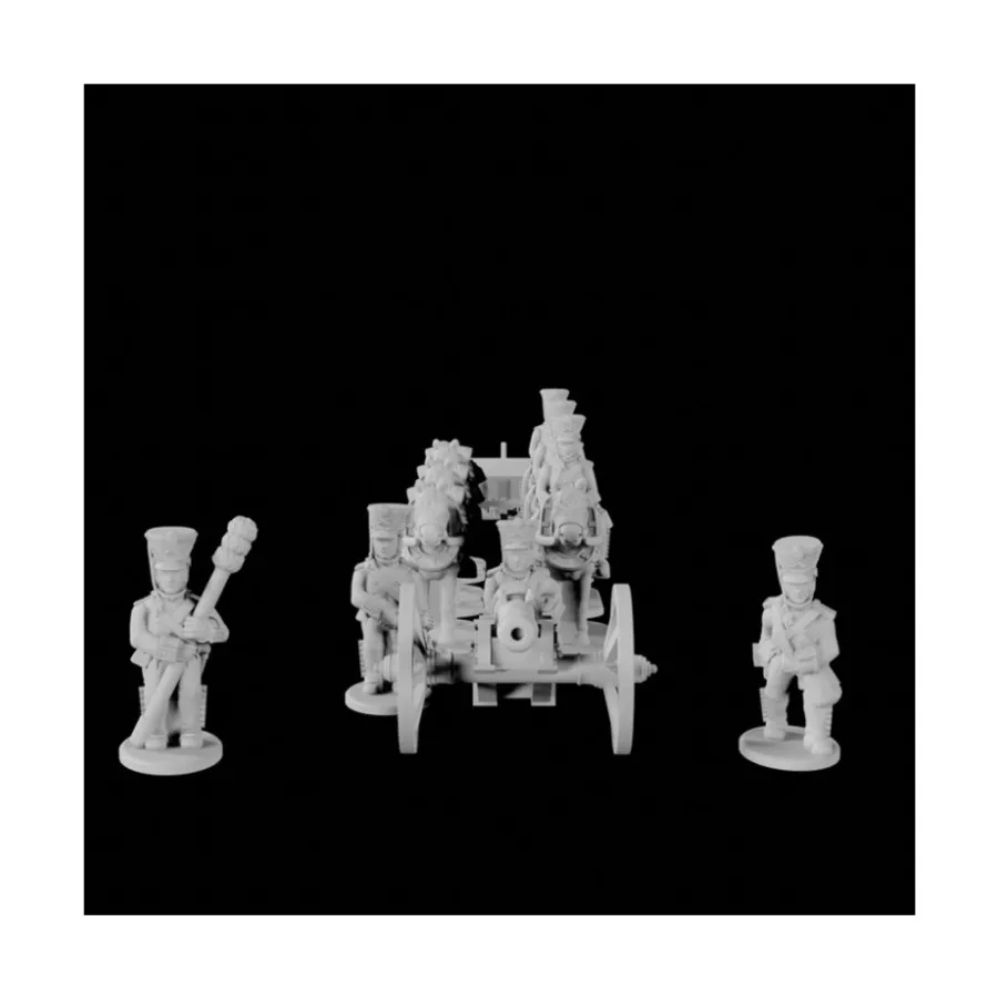 Российская 12-фунтовая батарея Батарейная (Тяжелая) Артиллерийская и Обоз (Поезд), ESR Napoleonics Miniatures - Russia (10mm)
Российская 12-фунтовая батарея Батарейная (Тяжелая) Артиллерийская и Обоз (Поезд), ESR Napoleonics Miniatures - Russia (10mm)
