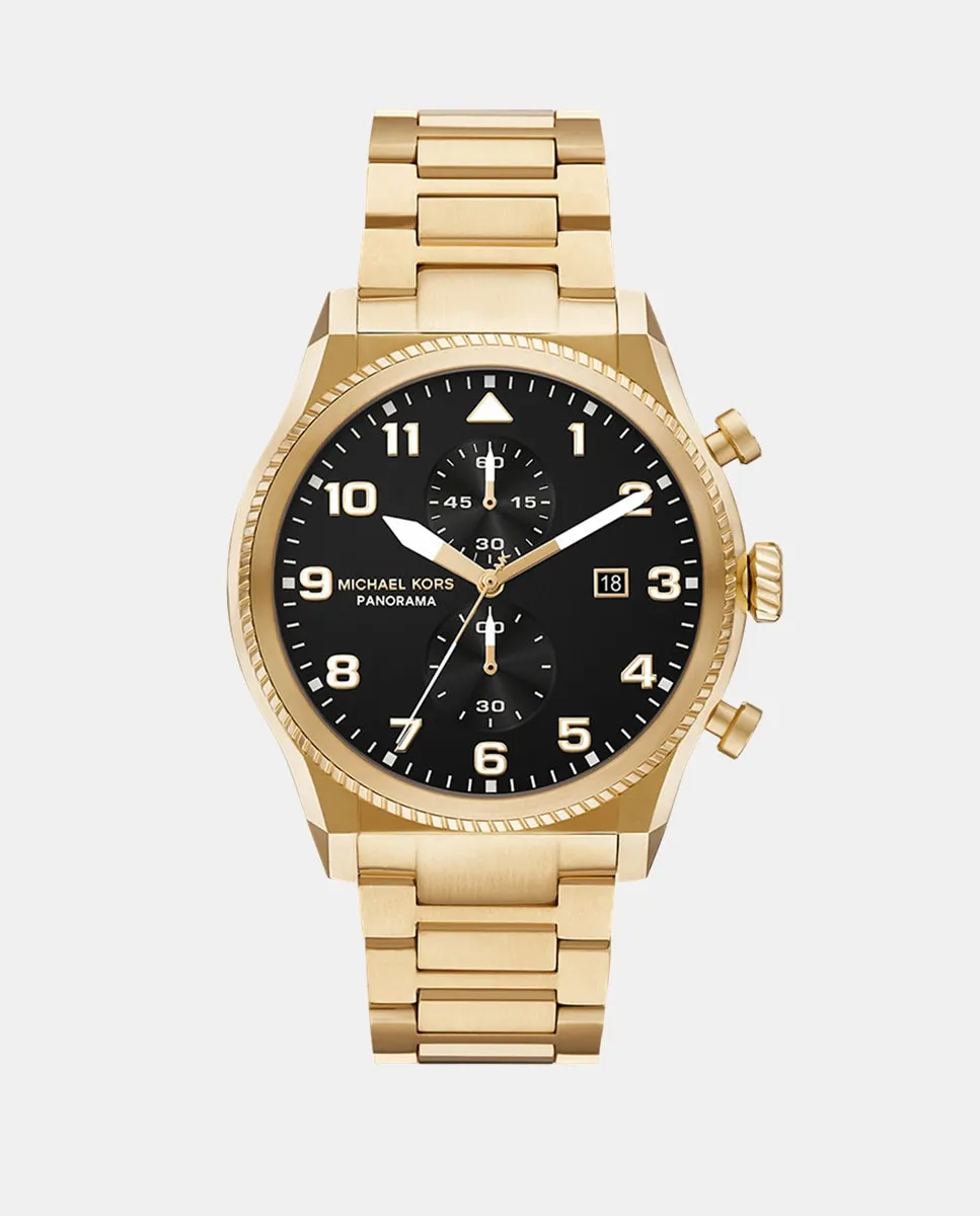 Panorama MK9195 Мужские часы-хронограф Золотая сталь Michael Kors, золото
Panorama MK9195 Мужские часы-хронограф Золотая сталь Michael Kors, золото