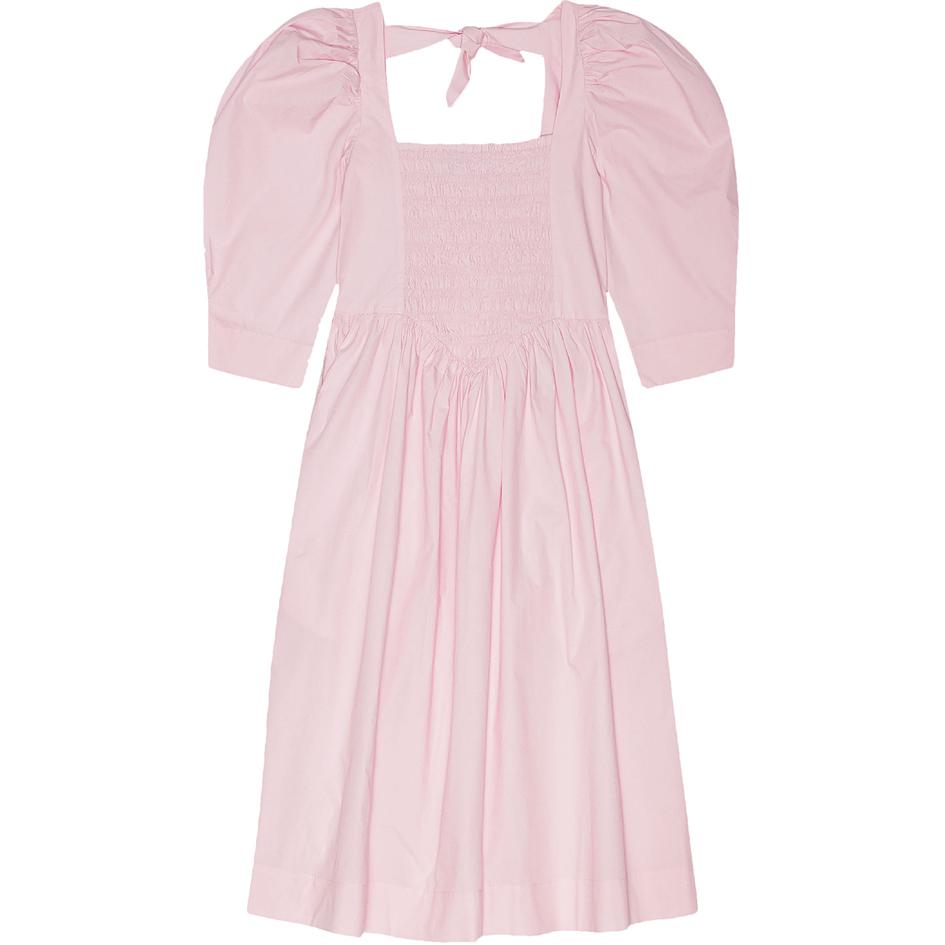 Платье с плиссированной лентой на спине GANNI, Мелковый розовый
Платье с плиссированной лентой на спине GANNI, Мелковый розовый