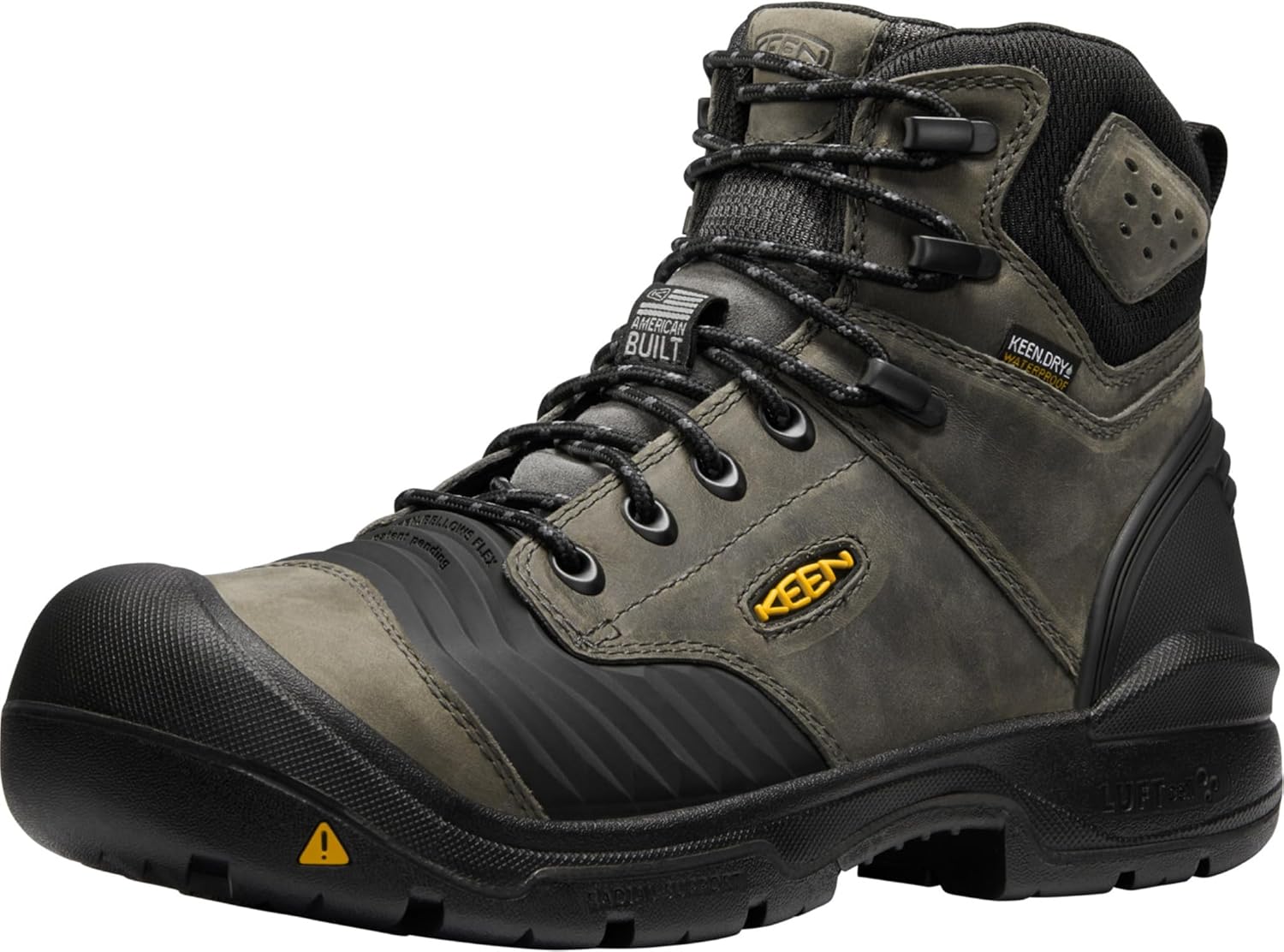 Мужские водонепроницаемые рабочие ботинки KEEN Utility Portland 6" KBF с композитным носком, черный
Мужские водонепроницаемые рабочие ботинки KEEN Utility Portland 6" KBF с композитным носком, черный