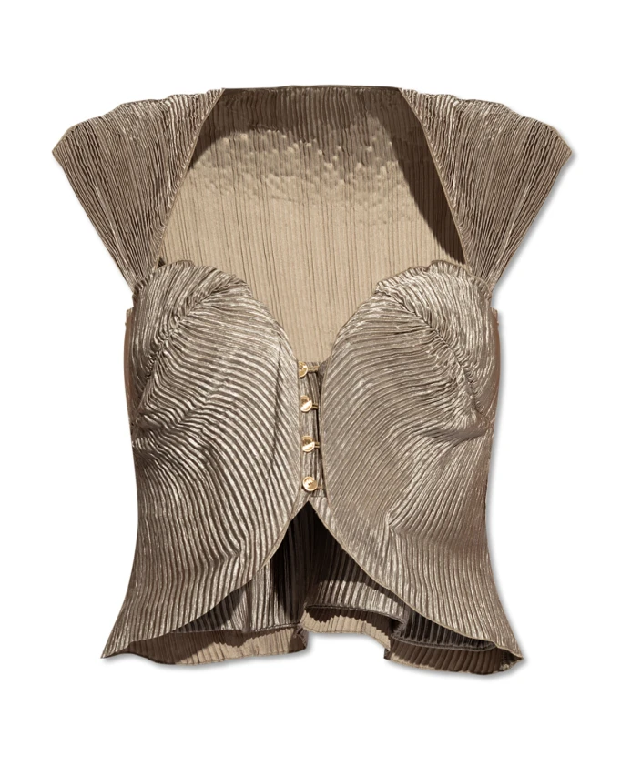 Плиссированный топ Milli Cult Gaia, зеленый
Плиссированный топ Milli Cult Gaia, зеленый