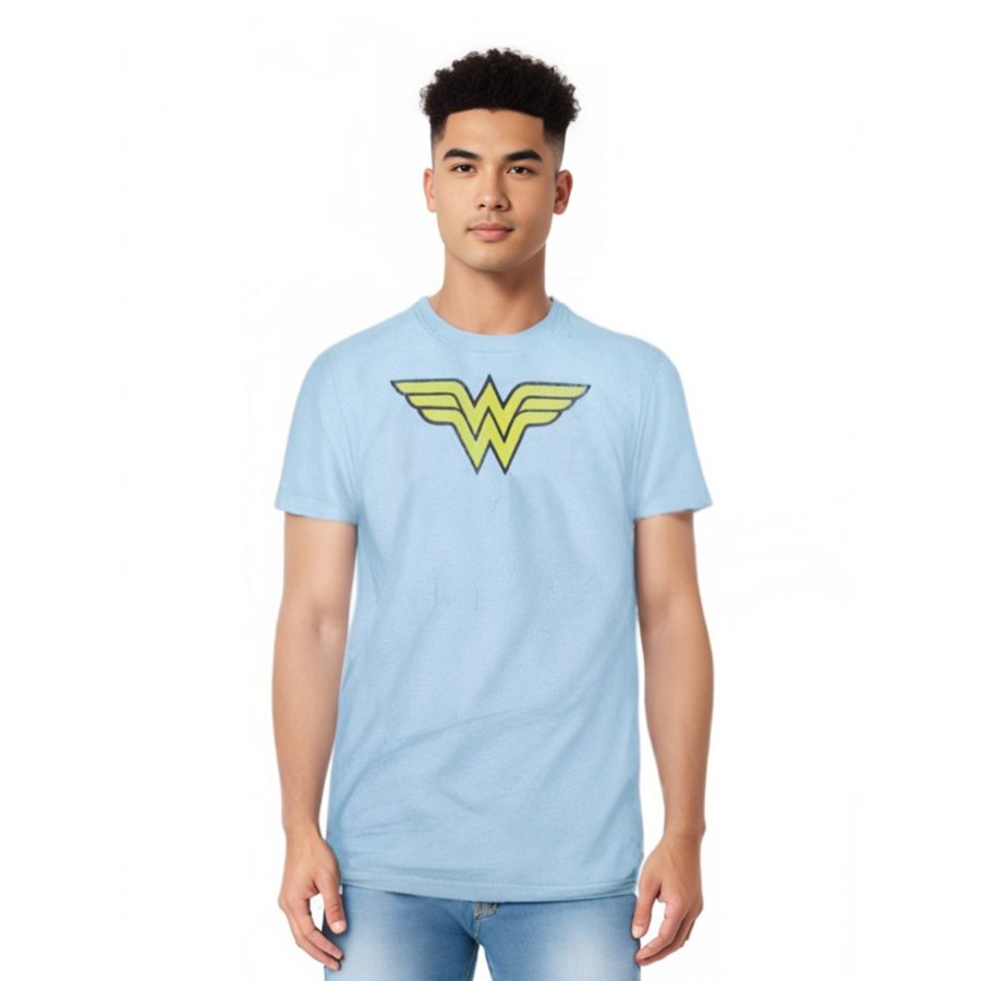 Футболка с коротким рукавом и логотипом Чудо-женщины из комиксов DC, больших размеров, с эффектом потертости, для взрослых DC Wonder Woman, Bright blue, Синий, Футболка с коротким рукавом и логотипом Чудо-женщины из комиксов DC, больших размеров, с эффект
Футболка с коротким рукавом и логотипом Чудо-женщины из комиксов DC, больших размеров, с эффектом потертости, для взрослых DC Wonder Woman, Bright blue, Синий, Футболка с коротким рукавом и логотипом Чудо-женщины из комиксов DC, больших размеров, с эффект