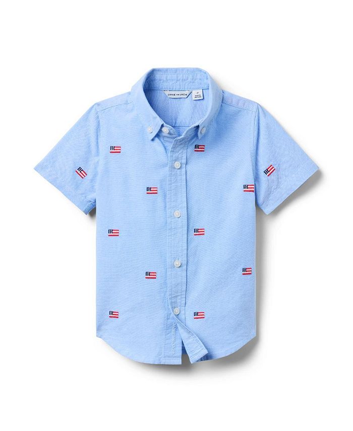 Футболка для мальчиков с вышивкой "Американский флаг" - Little Kid, Big Kid Janie and Jack, синий
Футболка для мальчиков с вышивкой "Американский флаг" - Little Kid, Big Kid Janie and Jack, синий