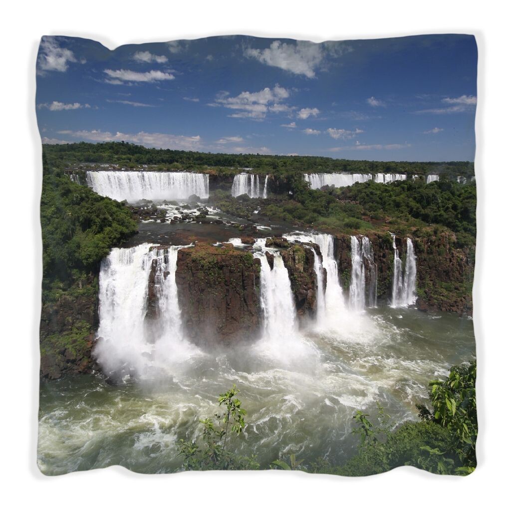 Подушка Wallario Premium, мягкая поверхность, с мотивом водопада Игуасу, размер: 30 x 30 см, с белой спинкой
Подушка Wallario Premium, мягкая поверхность, с мотивом водопада Игуасу, размер: 30 x 30 см, с белой спинкой