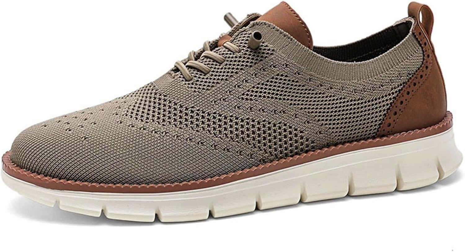 Мужские повседневные оксфорды кроссовки из дышащей вязаной ткани, удобные легкие прогулочные туфли Abborora, хаки
Мужские повседневные оксфорды кроссовки из дышащей вязаной ткани, удобные легкие прогулочные туфли Abborora, хаки