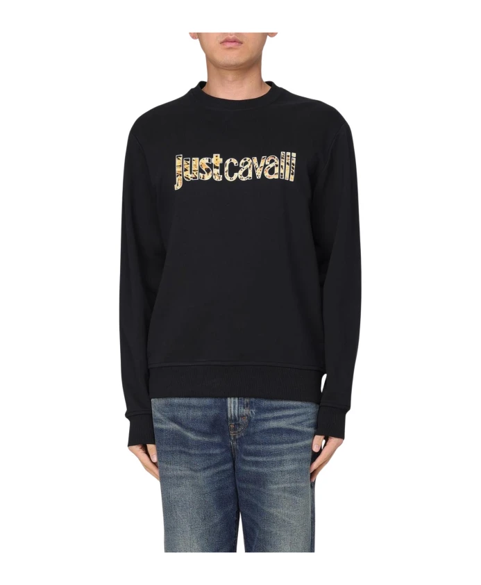 Черный свитер с животным принтом Just Cavalli, черный
Черный свитер с животным принтом Just Cavalli, черный
