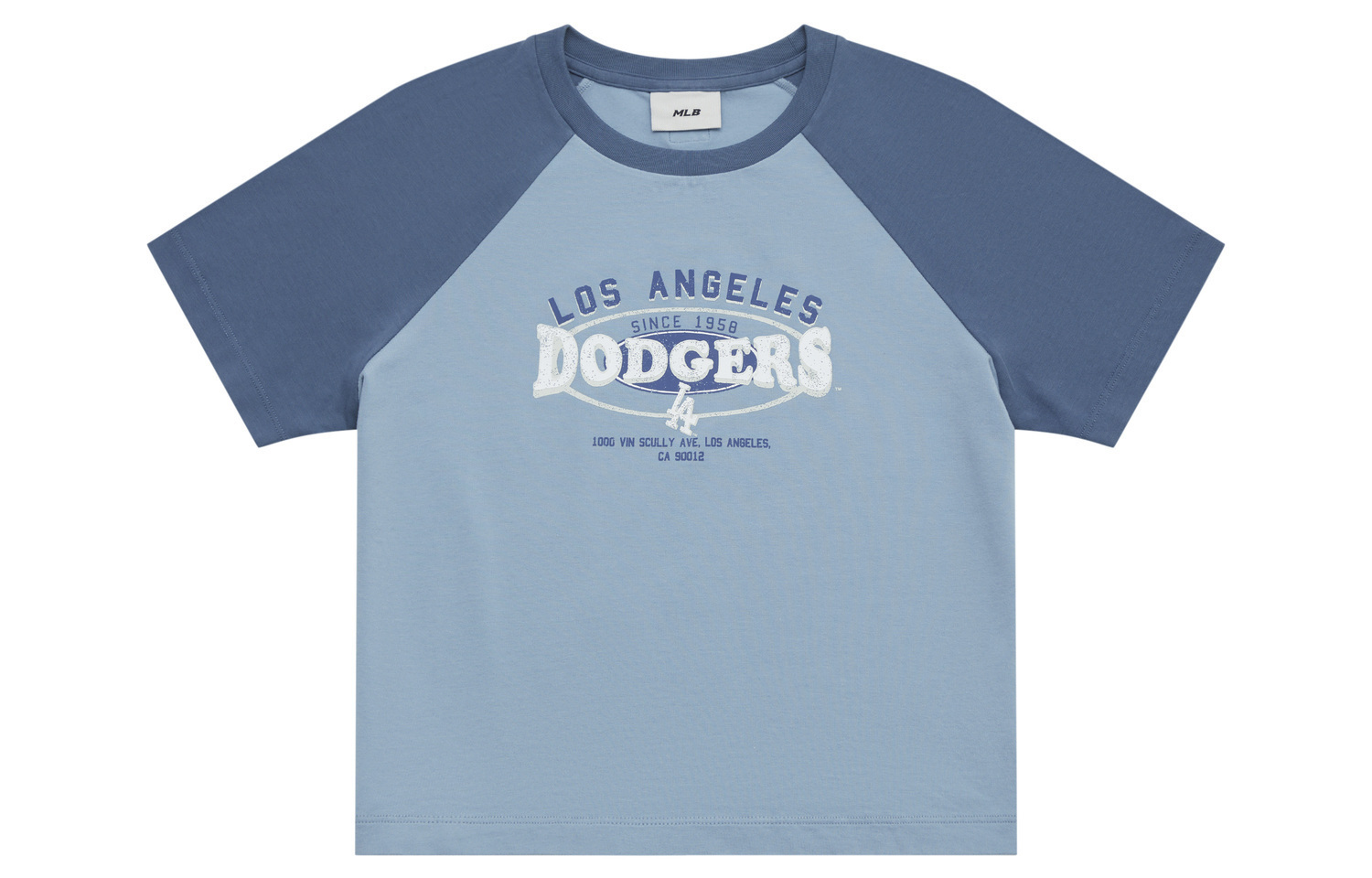 Футболка с регланными рукавами Los Angeles Dodgers SS25 в стиле преппи женская светло-джинсовая MLB, Light Denim
Футболка с регланными рукавами Los Angeles Dodgers SS25 в стиле преппи женская светло-джинсовая MLB, Light Denim