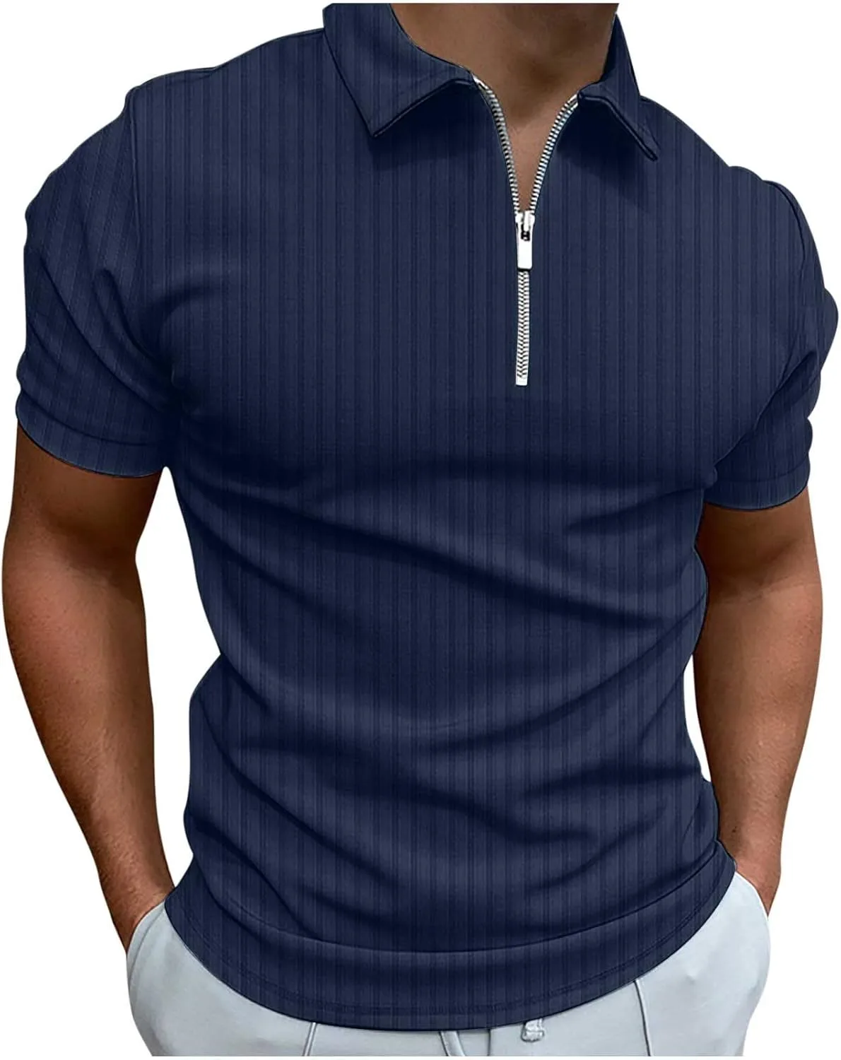 Muscularfit летняя рубашка-поло с коротким рукавом, рифленая, свободного кроя
Muscularfit летняя рубашка-поло с коротким рукавом, рифленая, свободного кроя