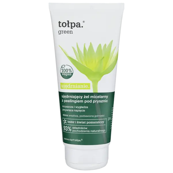 Укрепляющий мицеллярный гель для душа с пилингом, 200 мл Tołpa Green ujędrnianie
Укрепляющий мицеллярный гель для душа с пилингом, 200 мл Tołpa Green ujędrnianie