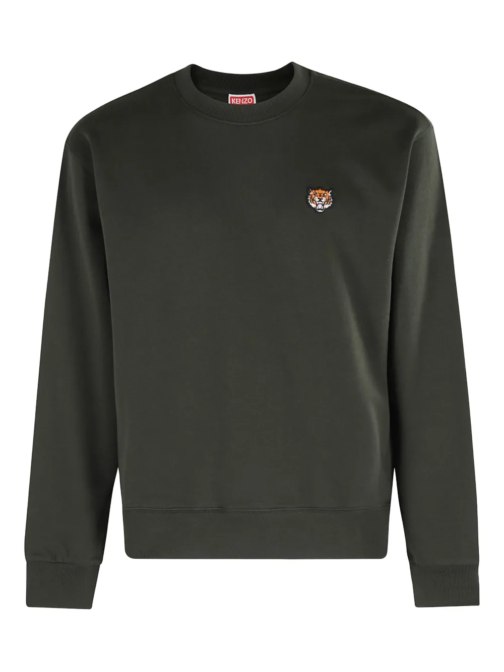 Толстовка с круглым вырезом и вышитым тигром KENZO, зеленый
Толстовка с круглым вырезом и вышитым тигром KENZO, зеленый