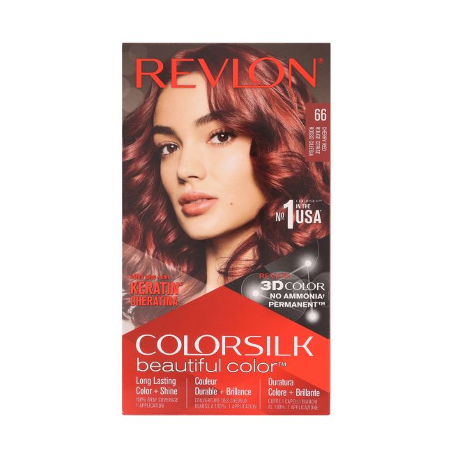 Кератиновая краска для волос Colorsilk Revlon, цвет 66
Кератиновая краска для волос Colorsilk Revlon, цвет 66