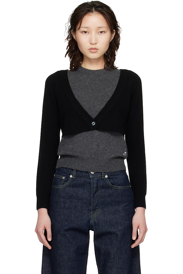 B.B. Wallace Серо-Черный обеденный свитер
B.B. Wallace Серо-Черный обеденный свитер