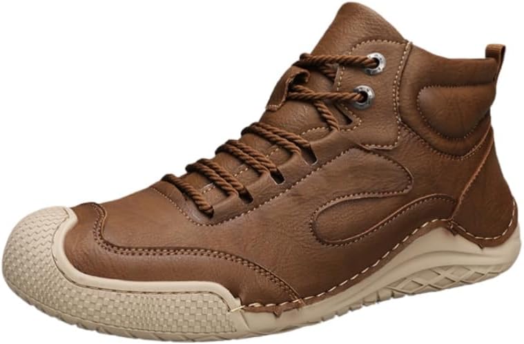 Мужские короткие повседневные ботинки из кожи большого размера с средней и высокой голенью - плоская подошва, легкая обувь для ходьбы для широкой стопы Clolinde, хаки
Мужские короткие повседневные ботинки из кожи большого размера с средней и высокой голенью - плоская подошва, легкая обувь для ходьбы для широкой стопы Clolinde, хаки