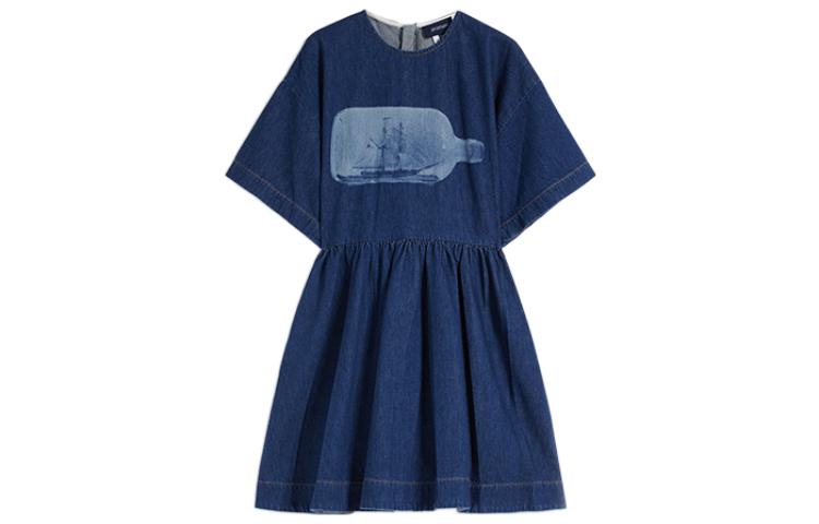 SportMax Женское синее платье с короткими рукавами
SportMax Женское синее платье с короткими рукавами