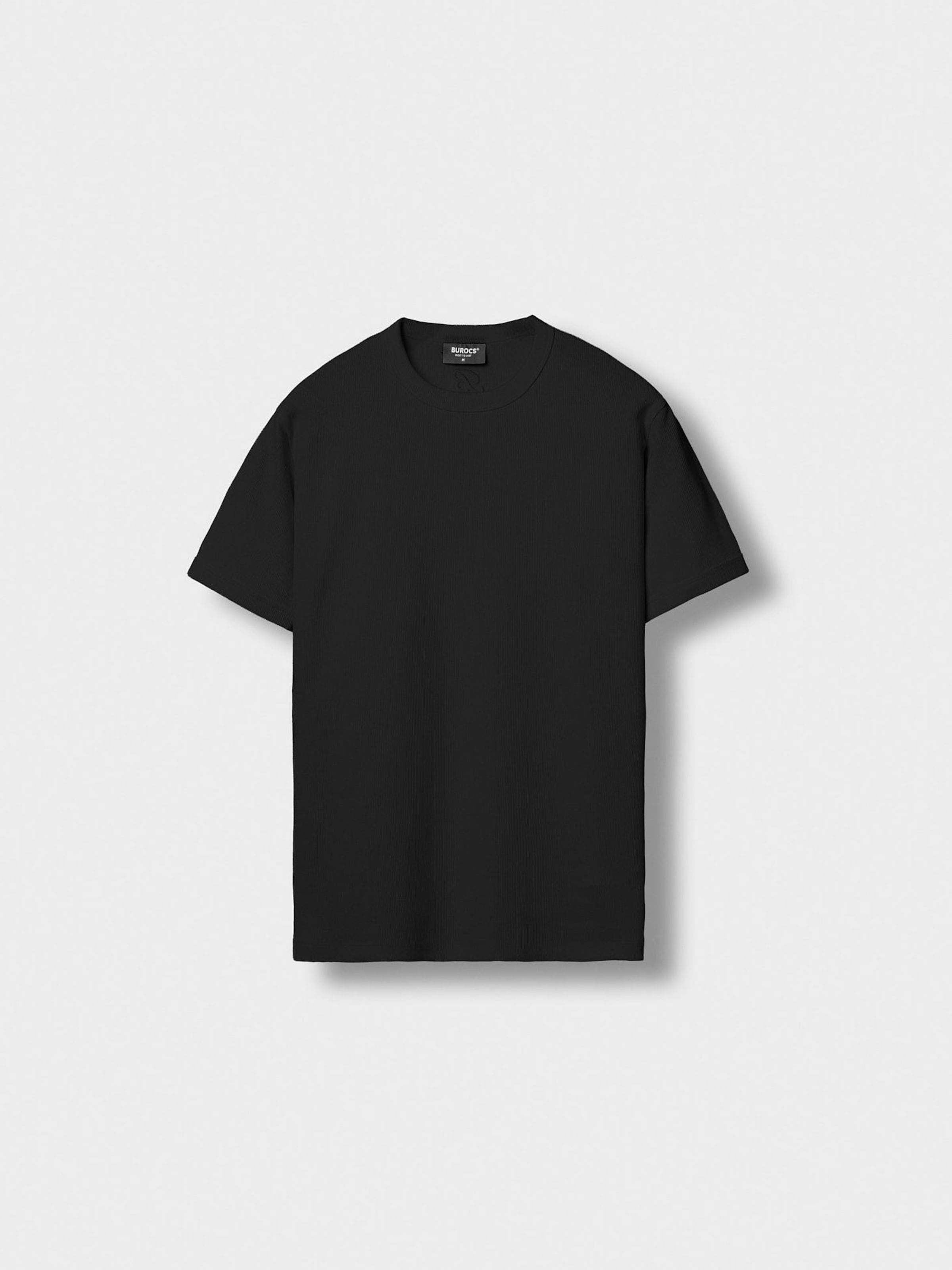 Burocs Футболка 'Slim Rib' в черном цвете
Burocs Футболка 'Slim Rib' в черном цвете