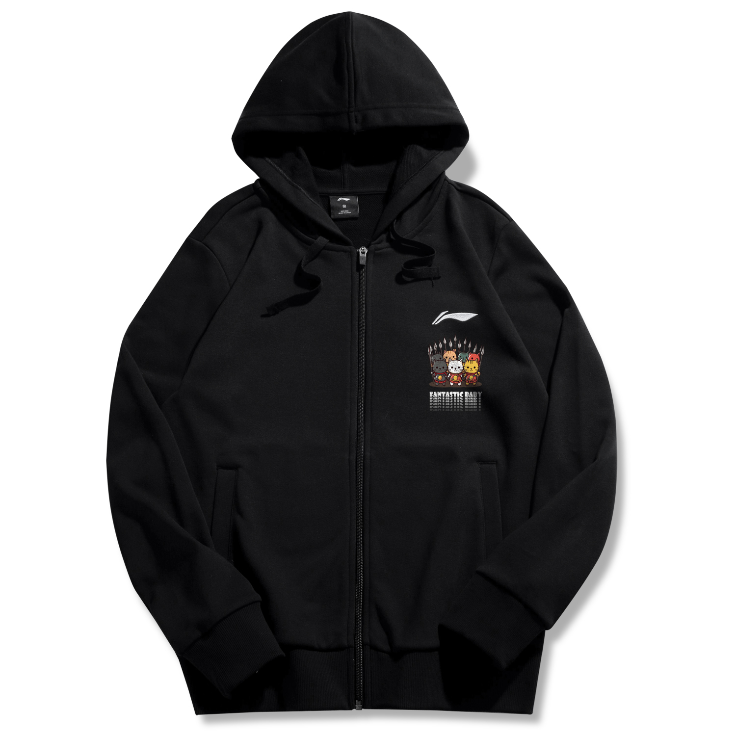 LINING Куртка унисекс черная, Black
LINING Куртка унисекс черная, Black