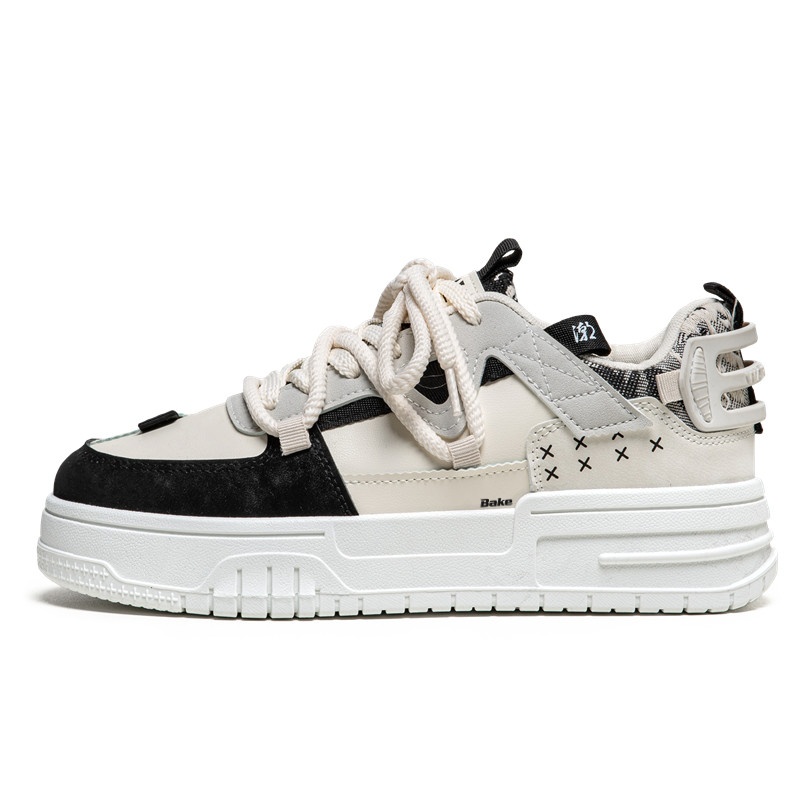 BAKE Амортизирующие устойчивые к истиранию лоу-топ скейтбордские туфли мужские бежево-черные, цвет Beige Black
BAKE Амортизирующие устойчивые к истиранию лоу-топ скейтбордские туфли мужские бежево-черные, цвет Beige Black