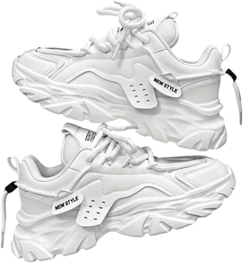 Мужские ретро кроссовки с толстой подошвой, нескользящей и прочной резиновой подошвой, повседневная обувь на все сезоны Hhhchpm, белый
Мужские ретро кроссовки с толстой подошвой, нескользящей и прочной резиновой подошвой, повседневная обувь на все сезоны Hhhchpm, белый