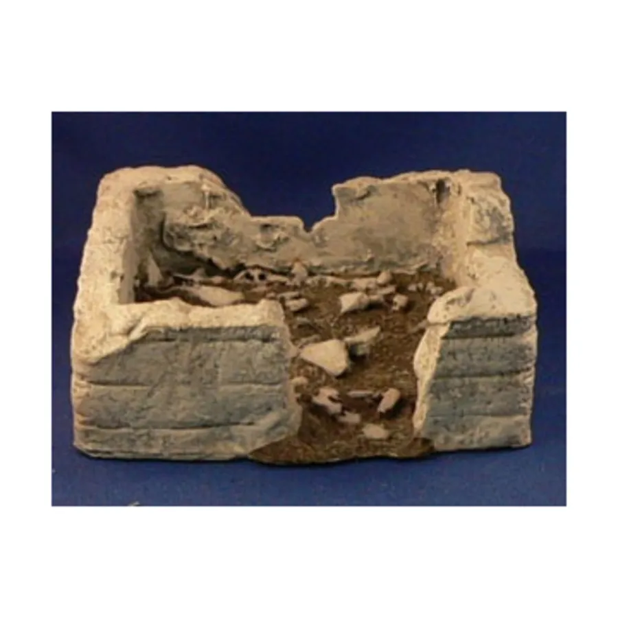 Бетонный бункер — разрушен, Terrain - Resin (28mm) (Company B)
Бетонный бункер — разрушен, Terrain - Resin (28mm) (Company B)