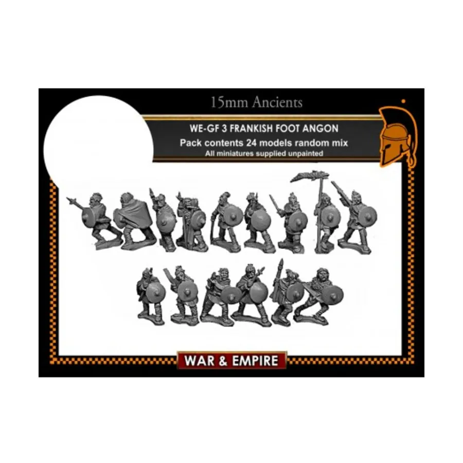 Фут Ангон - франкский, War & Empire - Ancient Miniatures - Gaul (15mm)
Фут Ангон - франкский, War & Empire - Ancient Miniatures - Gaul (15mm)