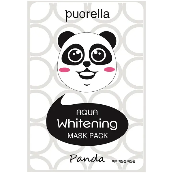 Увлажняющая маска для лица, 23 г Puorella Aqua whitening panda
Увлажняющая маска для лица, 23 г Puorella Aqua whitening panda