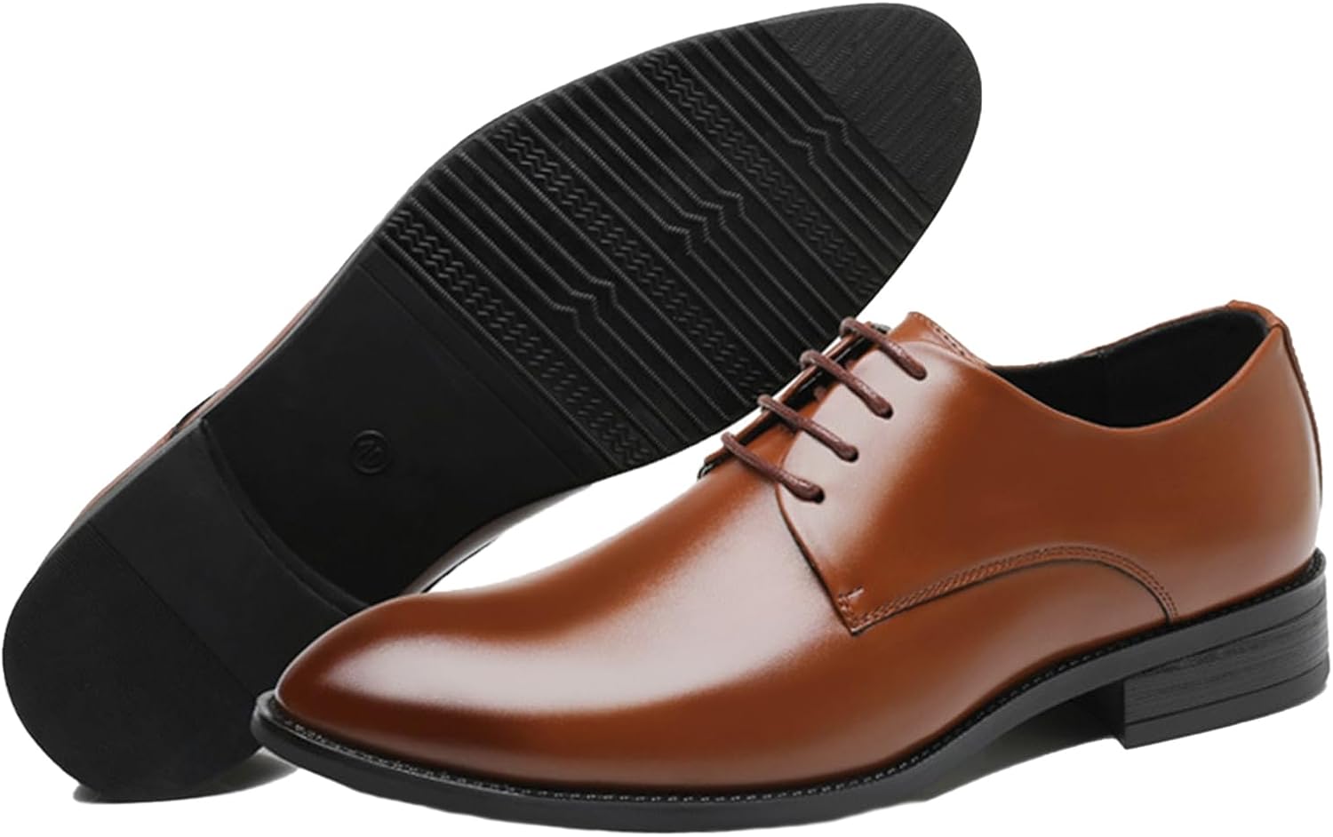 Мужские кожаные деловые туфли-оксфорды с противоскользящим эффектом и массивным каблуком, удобные туфли с острым носком на шнуровке и низком каблуке-блоке, для повседневной носки, свадьбы, работы и официальных мероприятий Etoryoox, коричневый
Мужские кожаные деловые туфли-оксфорды с противоскользящим эффектом и массивным каблуком, удобные туфли с острым носком на шнуровке и низком каблуке-блоке, для повседневной носки, свадьбы, работы и официальных мероприятий Etoryoox, коричневый