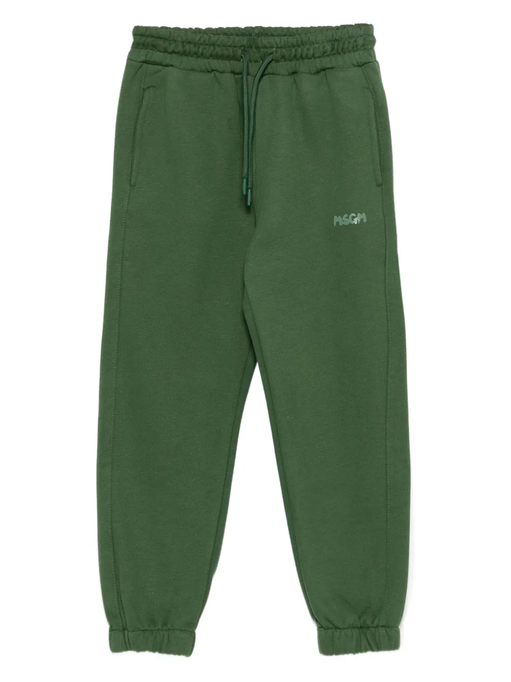 Спортивные брюки с боковыми карманами на манжетах и завязками MSGM Kids, зеленый
Спортивные брюки с боковыми карманами на манжетах и завязками MSGM Kids, зеленый
