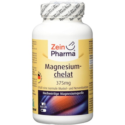 Магний Хелат 375 мг 120 капсул Zeinpharma
Магний Хелат 375 мг 120 капсул Zeinpharma