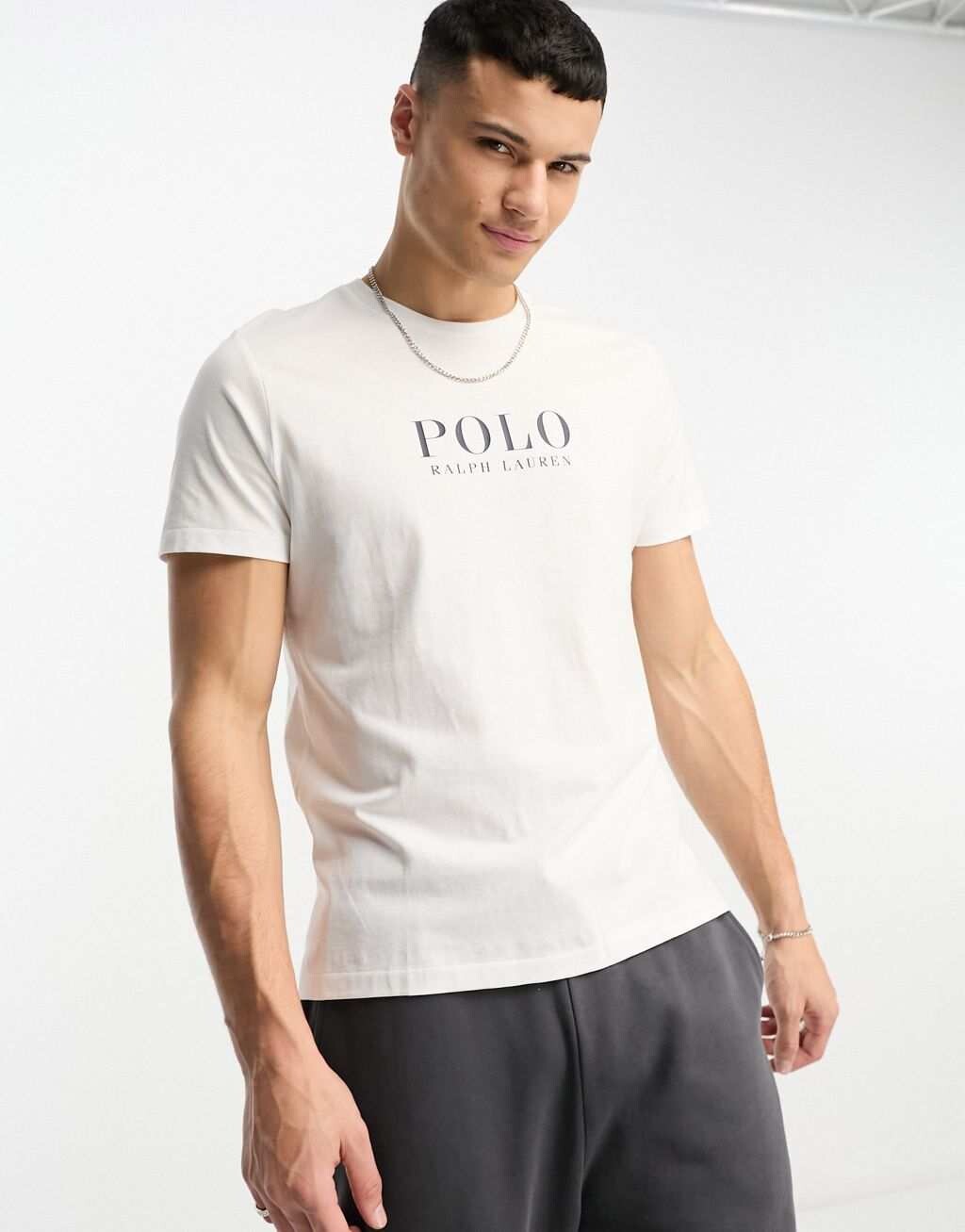 Белая футболка для отдыха Polo Ralph Lauren с текстовым логотипом на груди, Белый, Белая футболка для отдыха Polo Ralph Lauren с текстовым логотипом на груди
Белая футболка для отдыха Polo Ralph Lauren с текстовым логотипом на груди, Белый, Белая футболка для отдыха Polo Ralph Lauren с текстовым логотипом на груди