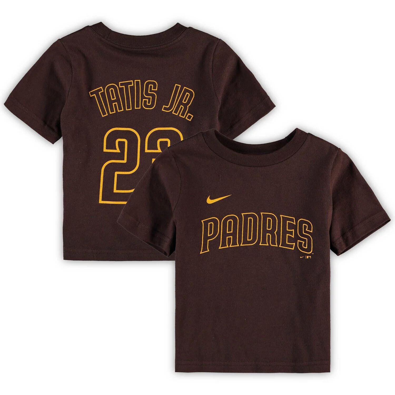 Детская футболка Nike Fernando Tatis Jr. Brown San Diego Padres с именем и номером Nike
Детская футболка Nike Fernando Tatis Jr. Brown San Diego Padres с именем и номером Nike