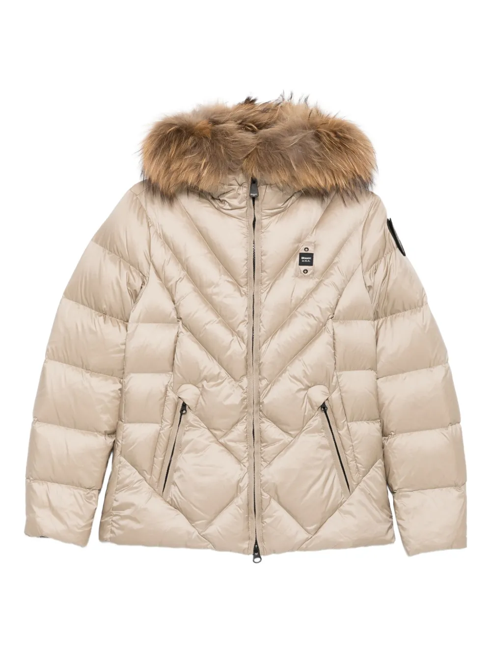 Пуховик с отделкой из искусственного меха Blauer, нейтральный
Пуховик с отделкой из искусственного меха Blauer, нейтральный
