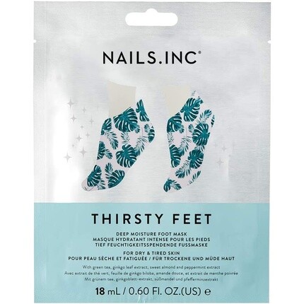 Nails Inc Thirsty Hands Суперувлажняющая маска для ног
Nails Inc Thirsty Hands Суперувлажняющая маска для ног