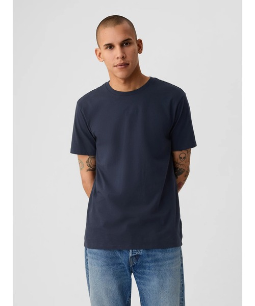 Футболка с круглым вырезом и короткими рукавами из джерси GAP, темно-синий
Футболка с круглым вырезом и короткими рукавами из джерси GAP, темно-синий