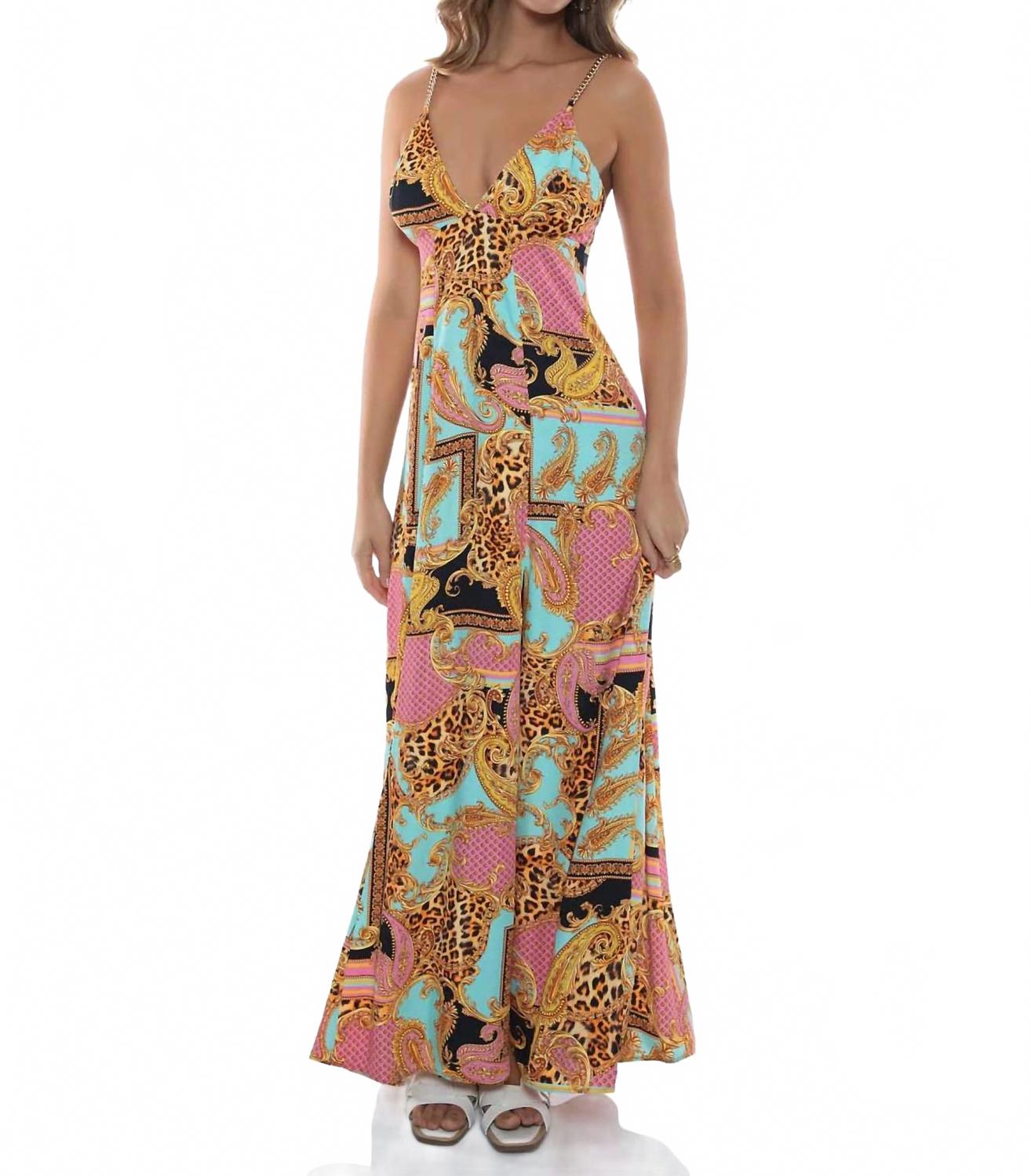 Майами Дейдрим Чейн Бралетте Платье макси с разрезом в мультиколоре Luli Fama
Майами Дейдрим Чейн Бралетте Платье макси с разрезом в мультиколоре Luli Fama