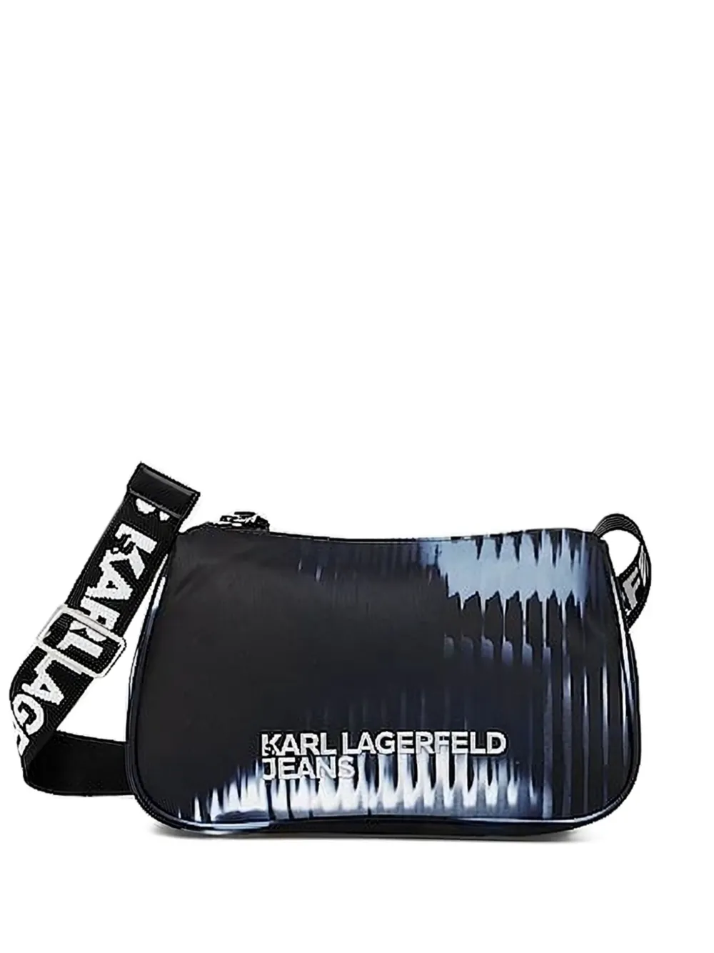 Сумка через плечо с полосатым принтом Karl Lagerfeld Jeans, черный
Сумка через плечо с полосатым принтом Karl Lagerfeld Jeans, черный