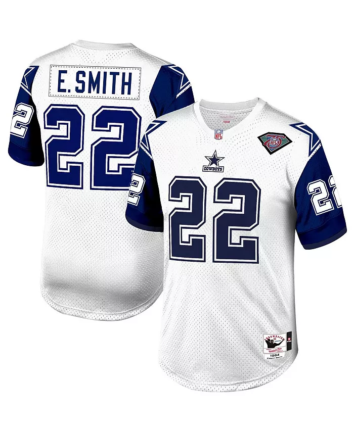 Мужская футболка Emmitt Smith бело-синяя Dallas Cowboys 1994, аутентичная форма снятого с игры игрока Mitchell & Ness
Мужская футболка Emmitt Smith бело-синяя Dallas Cowboys 1994, аутентичная форма снятого с игры игрока Mitchell & Ness