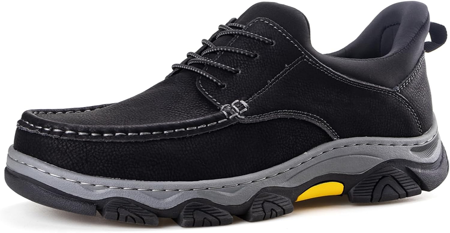 Мужские слипоны UPIShi без шнурков из кожи, удобные для ходьбы, повседневные, офисные, деловые и для улицы с амортизирующей подошвой, черный
Мужские слипоны UPIShi без шнурков из кожи, удобные для ходьбы, повседневные, офисные, деловые и для улицы с амортизирующей подошвой, черный