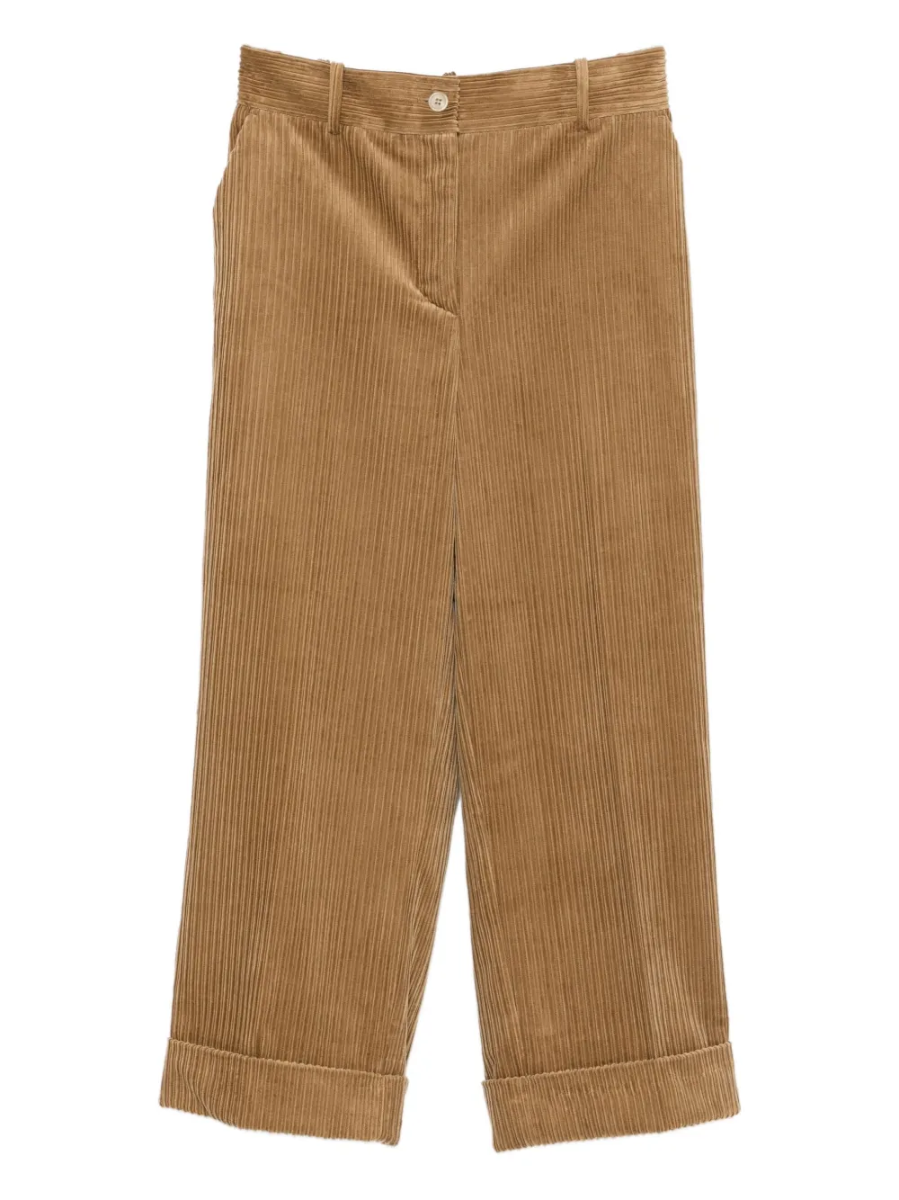 Вельветовые брюки с манжетами P.A.R.O.S.H., коричневый
Вельветовые брюки с манжетами P.A.R.O.S.H., коричневый