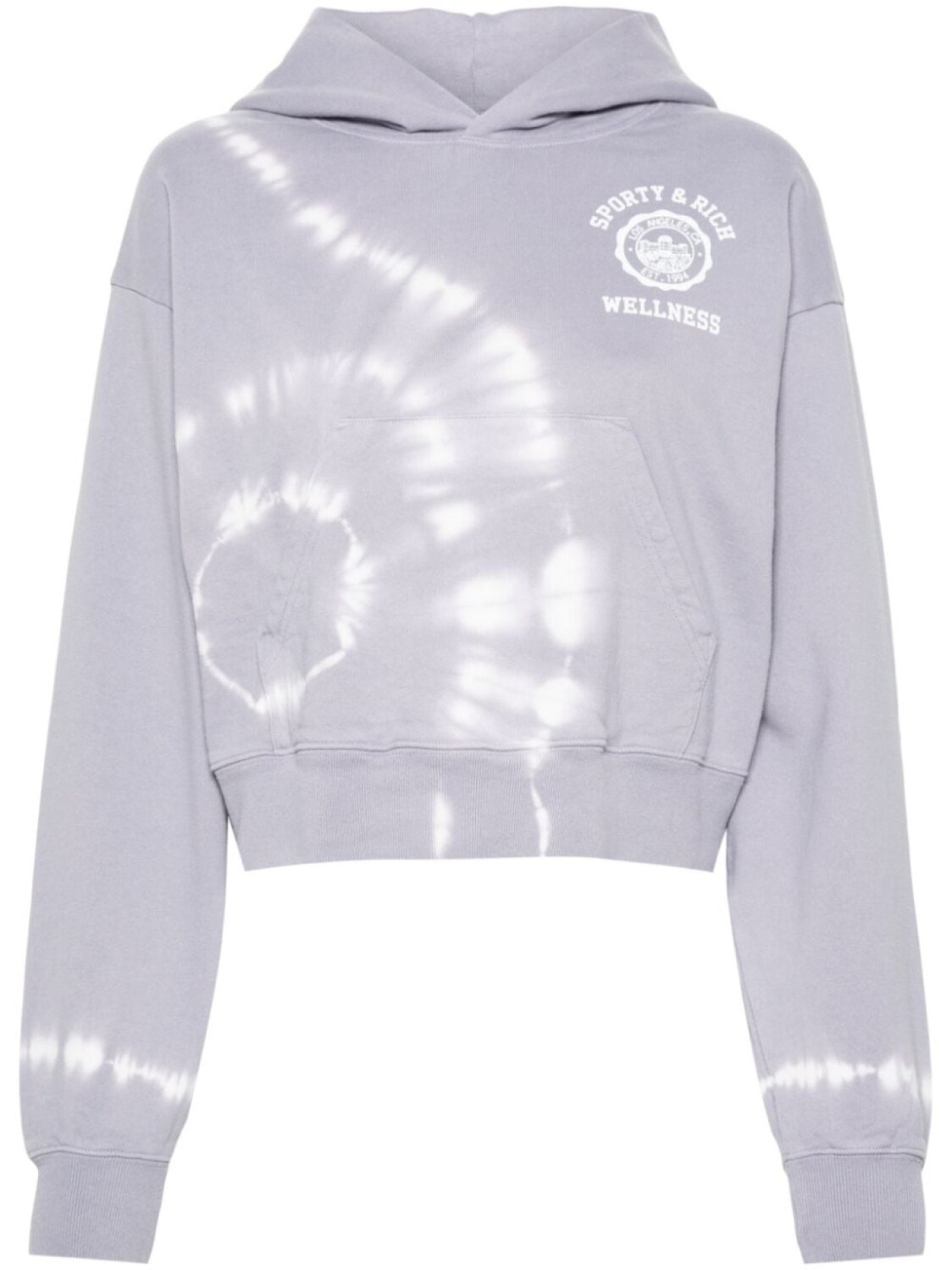Sporty & Rich укороченная толстовка с логотипом, серый
Sporty & Rich укороченная толстовка с логотипом, серый