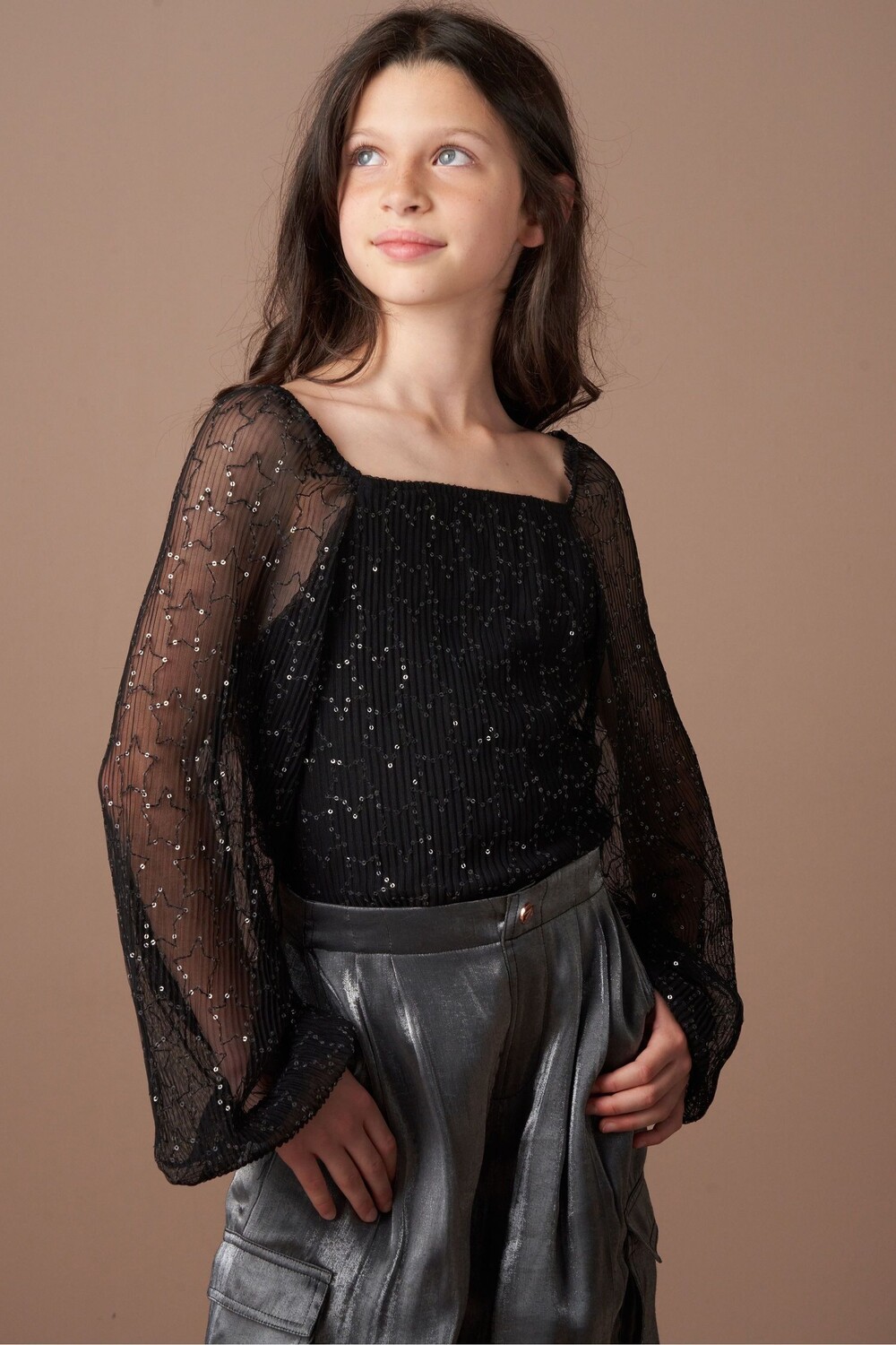 Топ из сетки со звездами Astrid Angel & Rocket, черный
Топ из сетки со звездами Astrid Angel & Rocket, черный