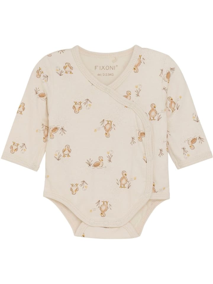 Fixoni Детский боди-халат "Wrap Body LS AOP" коричневого цвета
Fixoni Детский боди-халат "Wrap Body LS AOP" коричневого цвета