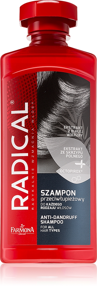 Шампунь Radical против перхоти для всех типов волос Farmona, 400 мл
Шампунь Radical против перхоти для всех типов волос Farmona, 400 мл