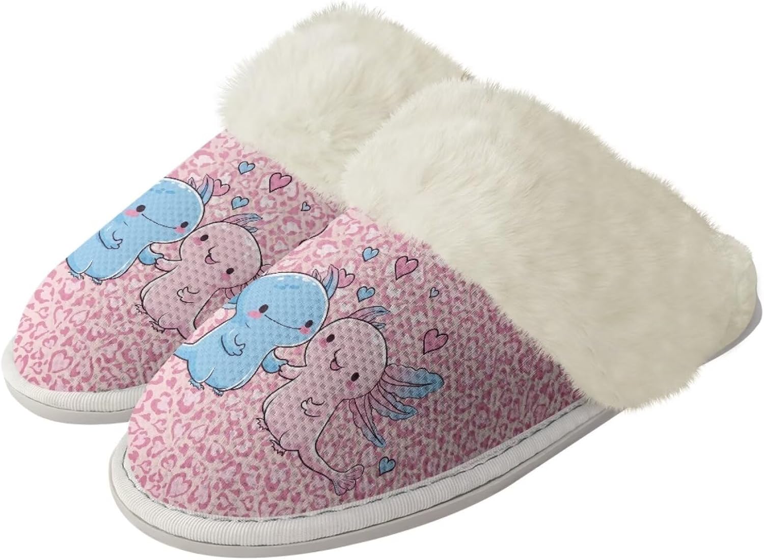 Женские домашние уютные тапочки без шнурков, мягкие пушистые домашние тапочки, унисекс, бесшумные, с нескользящей резиновой подошвой, для спа-процедур и ванны Watdotory, Heart Axolotl
Женские домашние уютные тапочки без шнурков, мягкие пушистые домашние тапочки, унисекс, бесшумные, с нескользящей резиновой подошвой, для спа-процедур и ванны Watdotory, Heart Axolotl