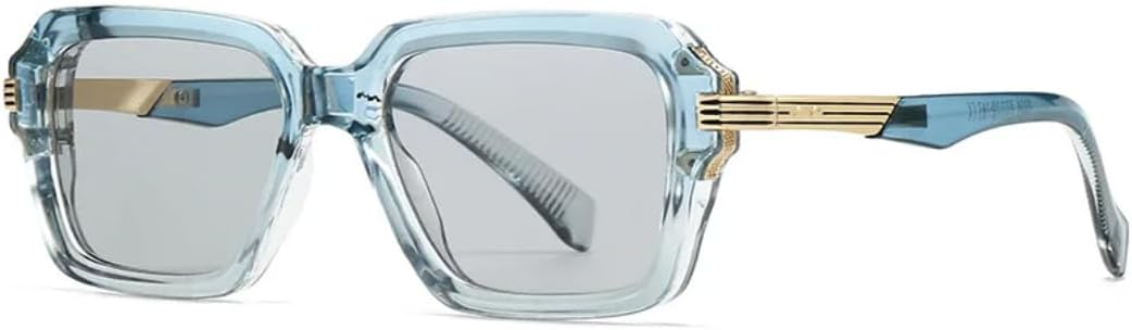 Ретро двухцветные солнцезащитные очки для женщин и мужчин с заклепками, градиентной защитой от УФ-излучения UV400, в стиле панк (C6, синий свет, черный) TVTBBVV, C6 Blue Light Black
Ретро двухцветные солнцезащитные очки для женщин и мужчин с заклепками, градиентной защитой от УФ-излучения UV400, в стиле панк (C6, синий свет, черный) TVTBBVV, C6 Blue Light Black