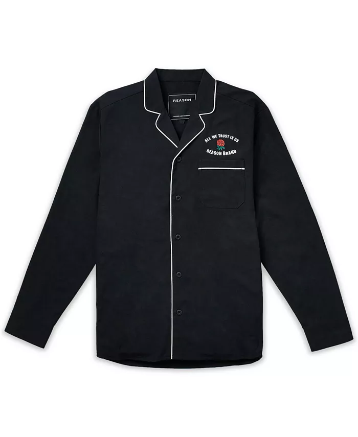 Мужская рубашка All We Trust с длинным рукавом Reason, черный
Мужская рубашка All We Trust с длинным рукавом Reason, черный